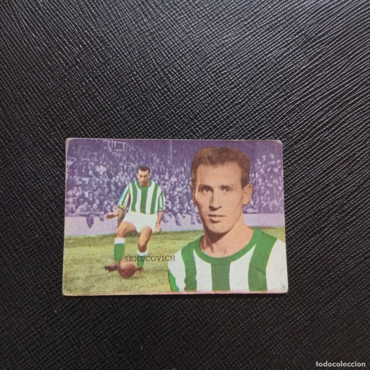 Football Stickers: SENECOVICH REAL BETIS FHER 1962 1963 CROMO FUTBOL 62 63 LIGA - SIN PEGAR - A131 PG442
