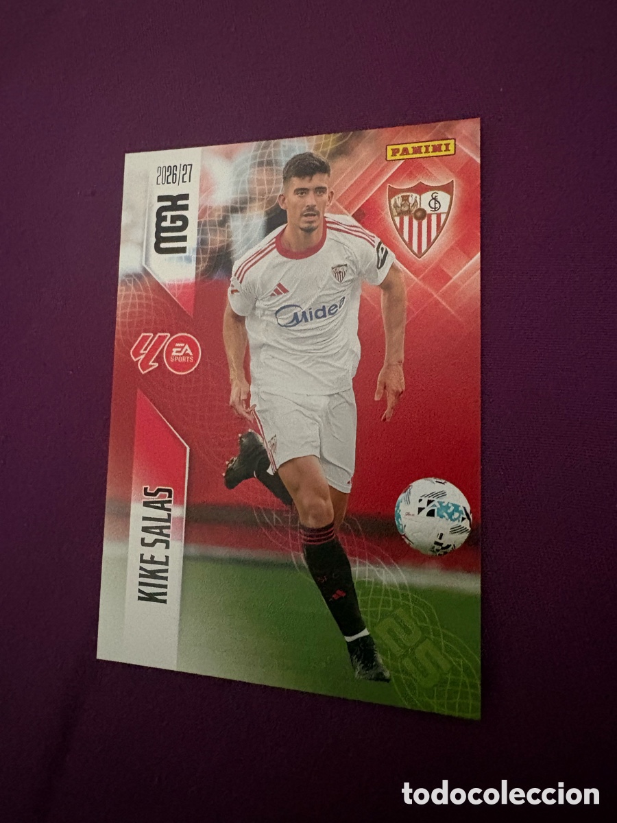 Football Stickers: Kike salas Sevilla megacrack 2026-2027