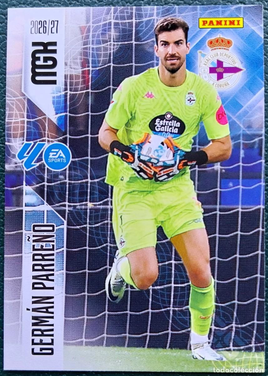 Football Stickers: 129 GERMAN PARRE&Ntilde;O DEPORTIVO DE LA CORU&Ntilde;A FICHAS ALBUM MEGACRACKS 2026 2027 MGK 26 27