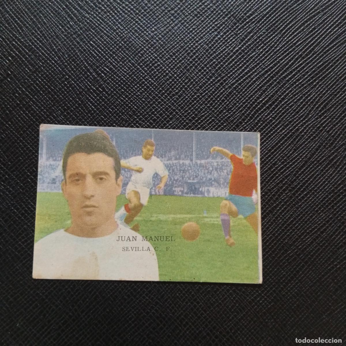 Cromos de f&uacute;tbol: JUAN MANUEL SEVILLA FHER 1962 1963 CROMO FUTBOL 62 63 LIGA - - A137 PG5