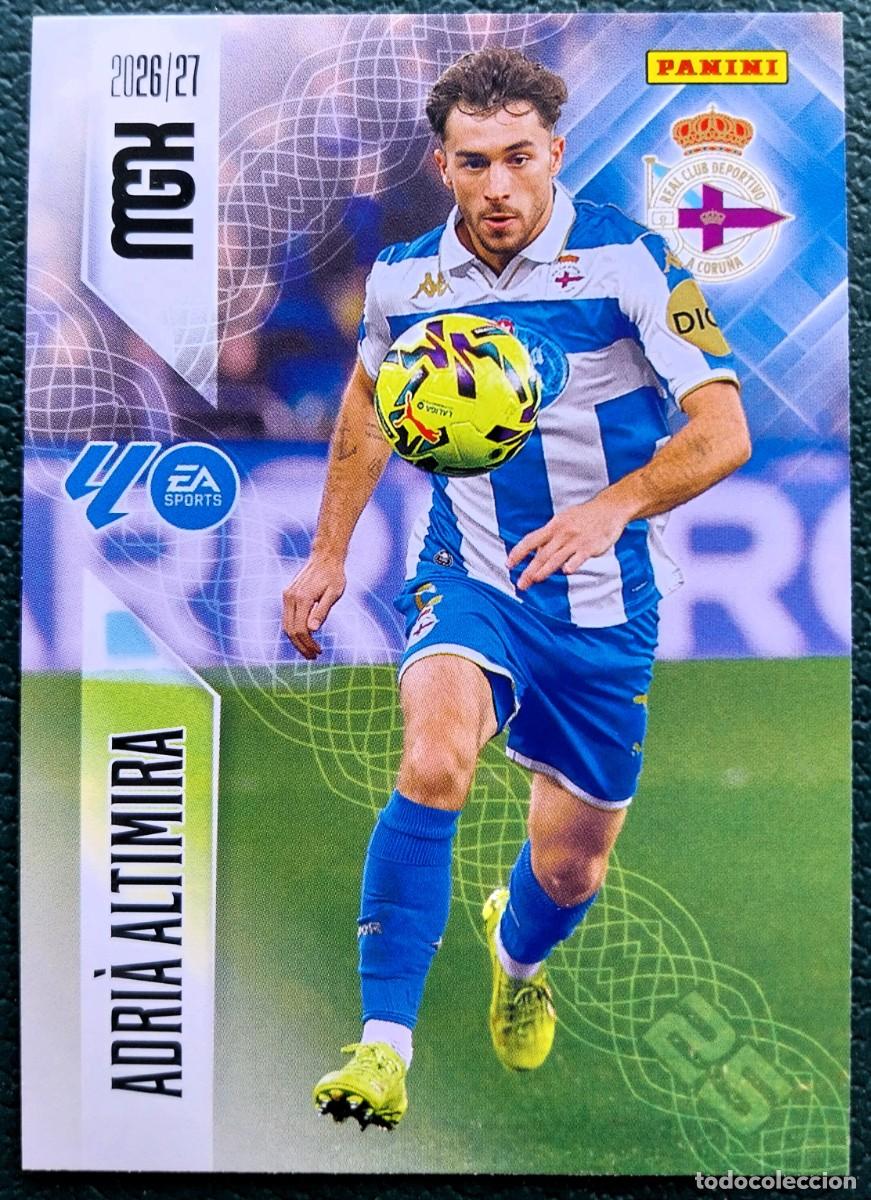 Cromos de f&uacute;tbol: 130 ADRIA ALTIMIRA DEPORTIVO DE LA CORU&Ntilde;A FICHAS ALBUM MEGACRACKS 2026 2027 MGK 26 27