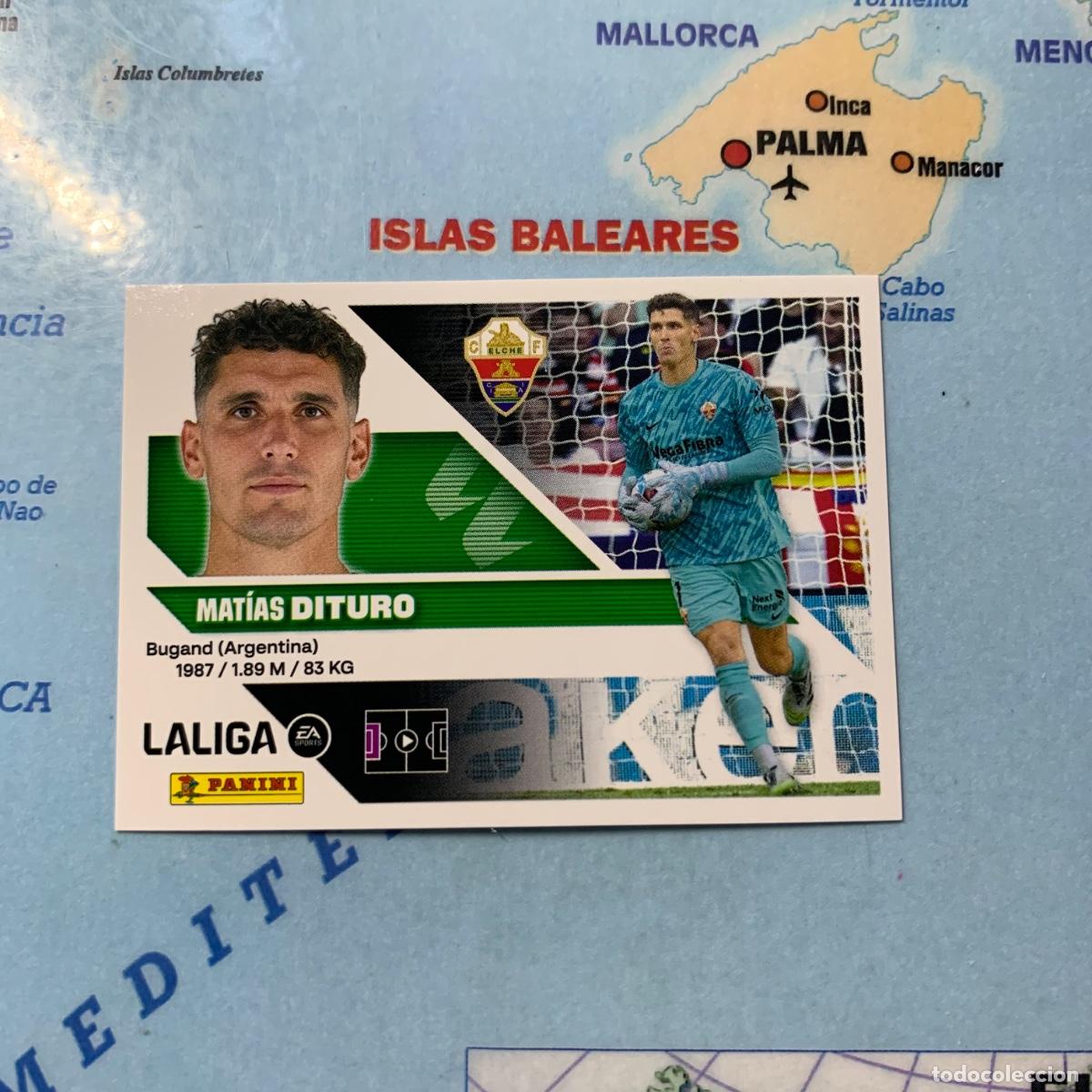 Cromos de f&uacute;tbol: Dituro n&uacute;mero 3 del Elche cromo liga este 26-27 2026-2027
