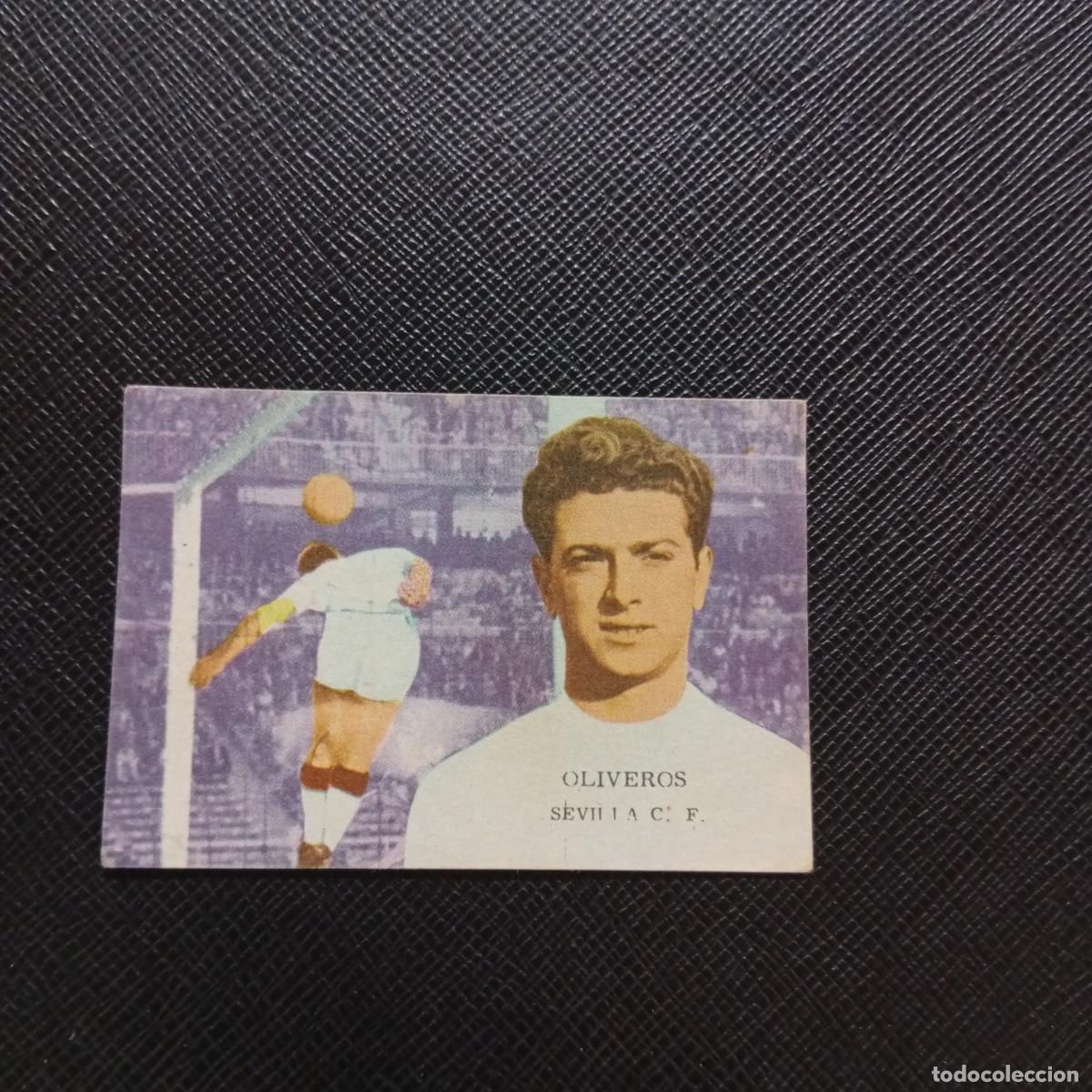 Cromos de f&uacute;tbol: OLIVEROS SEVILLA FHER 1962 1963 CROMO FUTBOL 62 63 LIGA - SIN PEGAR - A137 PG5