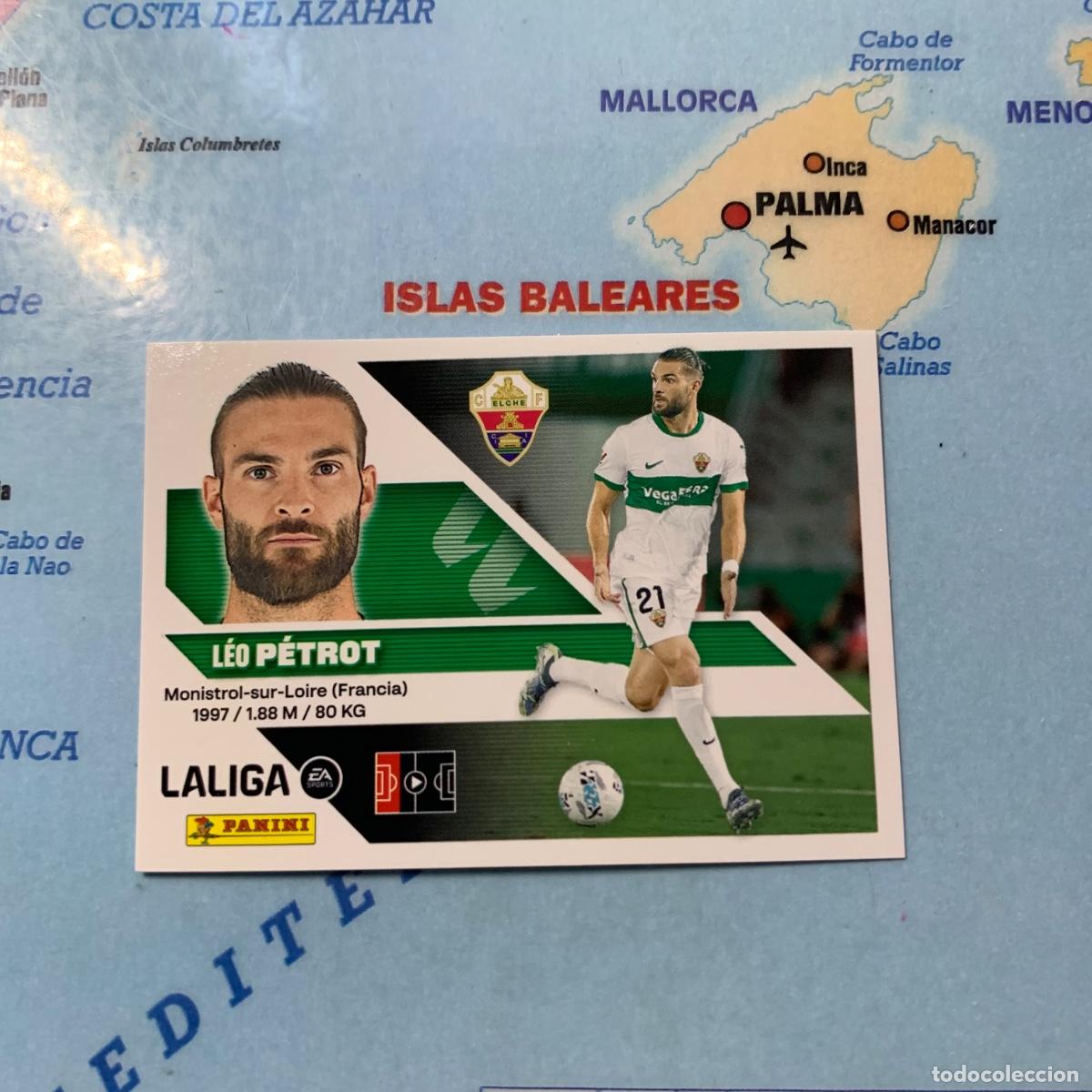 Cromos de f&uacute;tbol: Petrot n&uacute;mero 5 del Elche cromo liga este 26-27 2026-2027