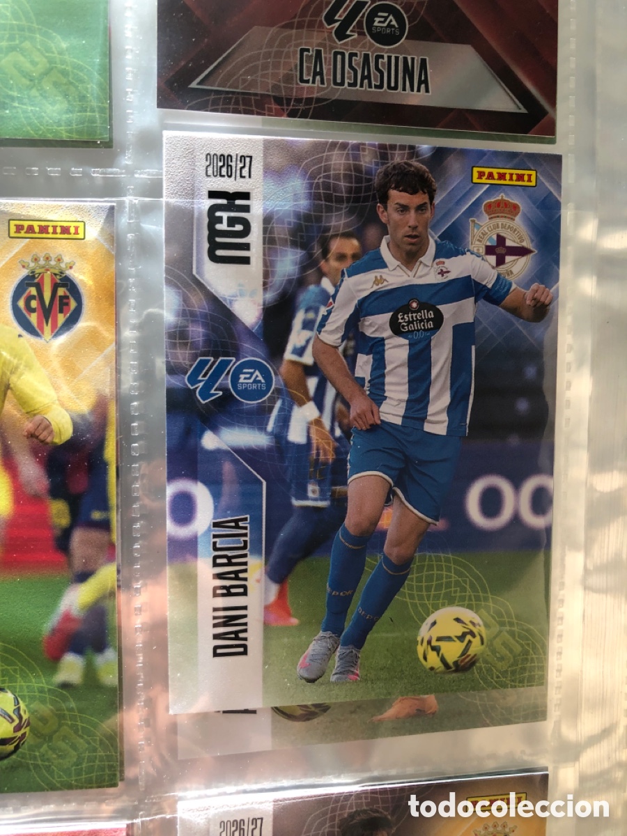 Cromos de f&uacute;tbol: Megacracks 2026 2027 Dani barcia 133 deportivo de La Coru&ntilde;a