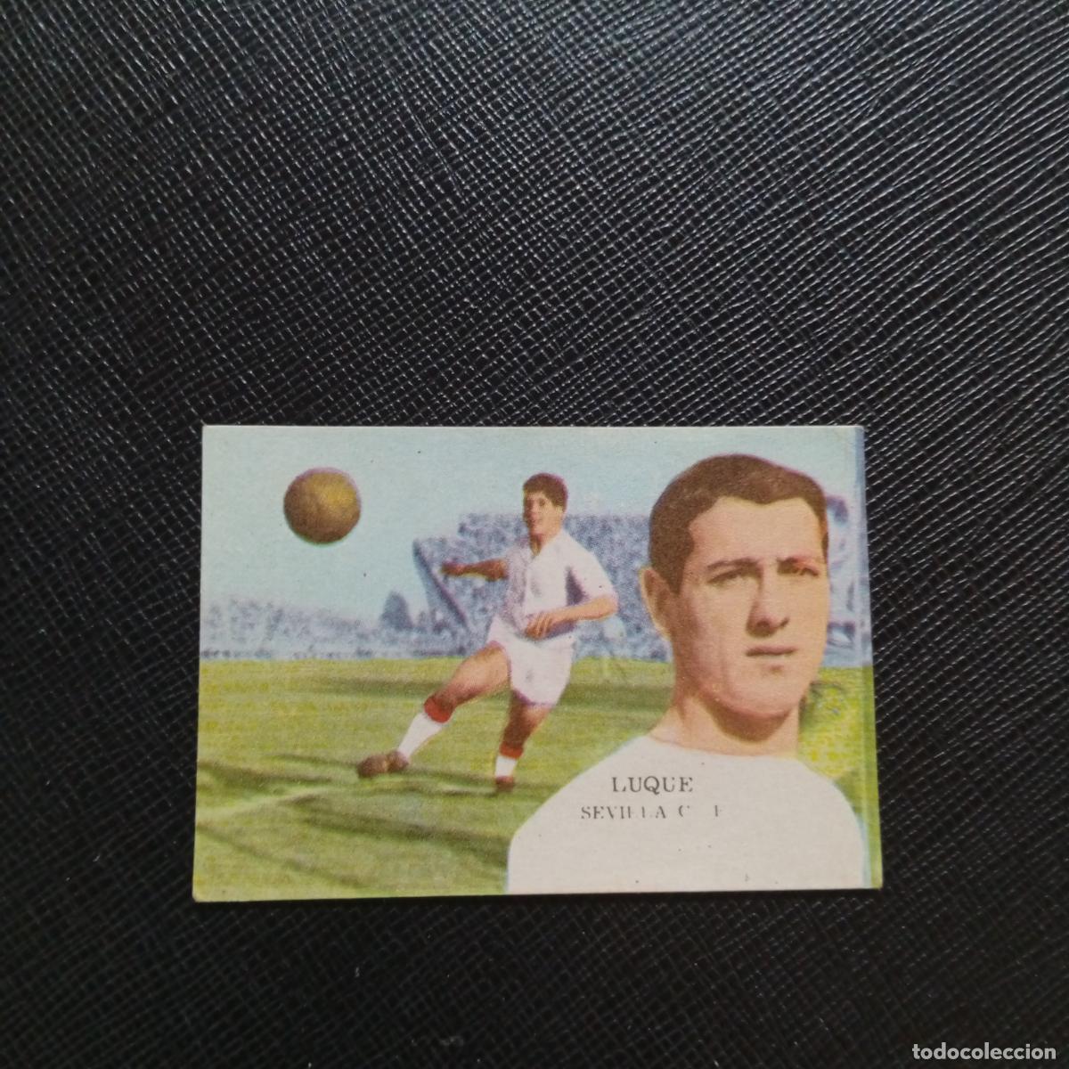 Cromos de f&uacute;tbol: LUQUE SEVILLA FHER 1962 1963 CROMO FUTBOL 62 63 LIGA - SIN PEGAR - A137 PG7