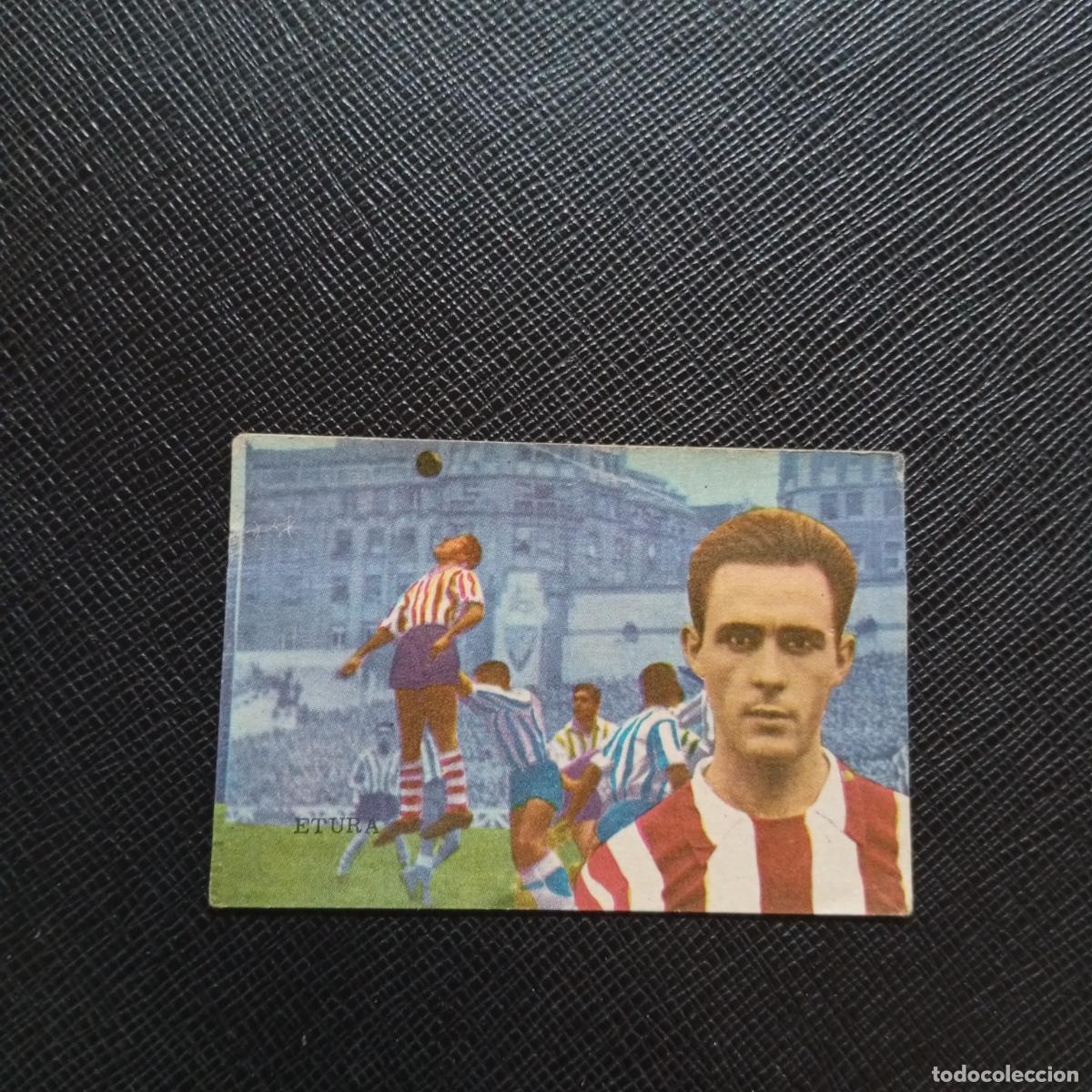 Cromos de f&uacute;tbol: ETURA BILBAO FHER 1962 1963 CROMO FUTBOL 62 63 LIGA - SIN PEGAR - A137 PG7
