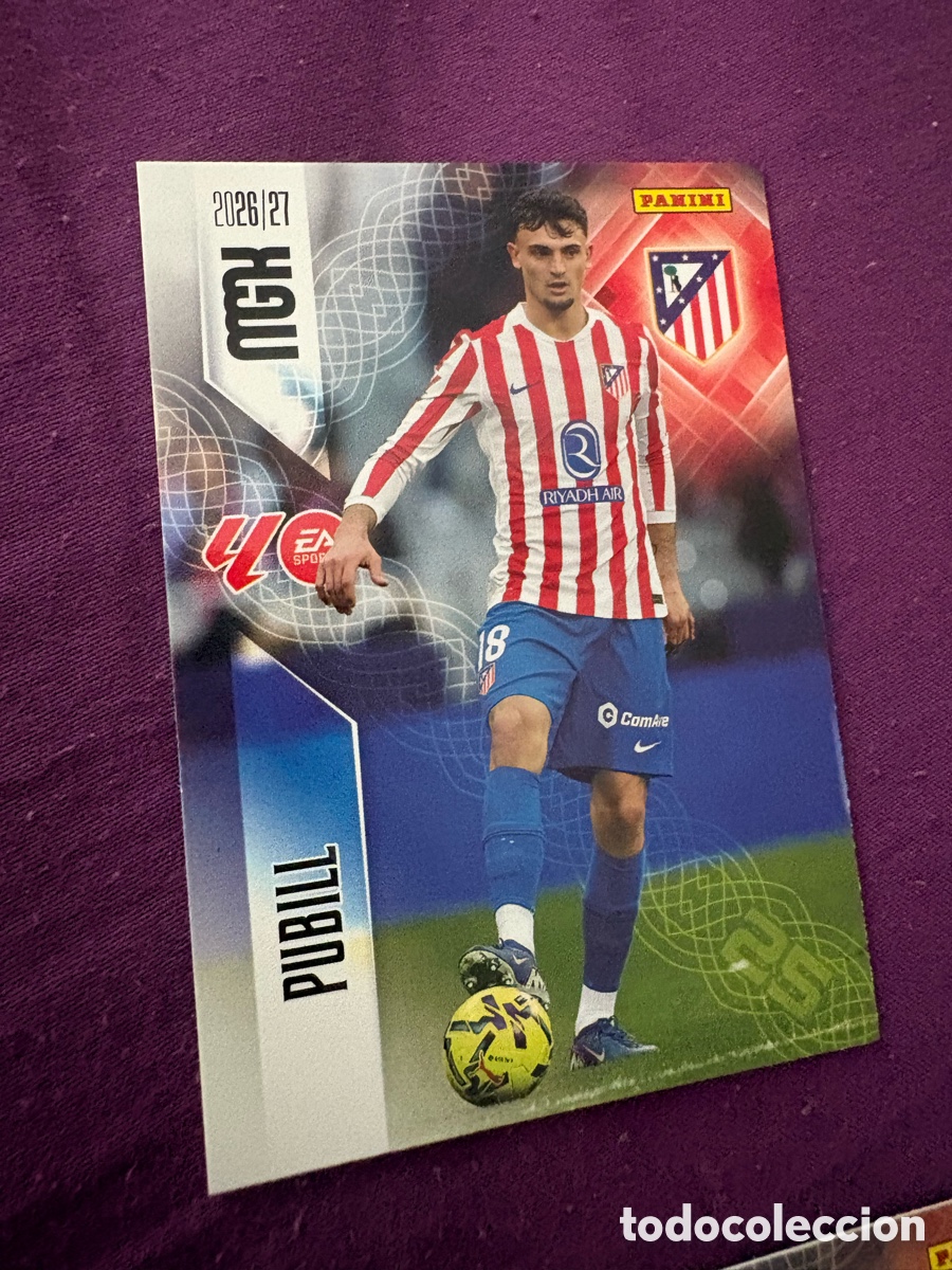 Cromos de f&uacute;tbol: Pubill atl&eacute;tico de Madrid megacrack 2026-2027