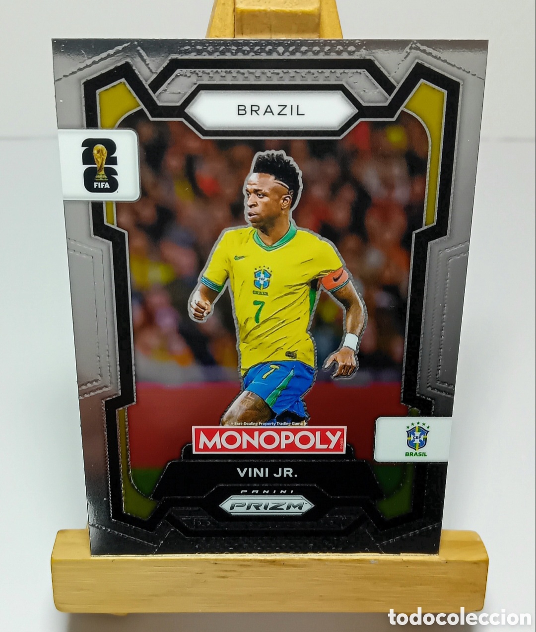 Fu&szlig;ball-Sticker: VINICIUS 2026 BRASIL MONOPOLY PRIZM PANINI.