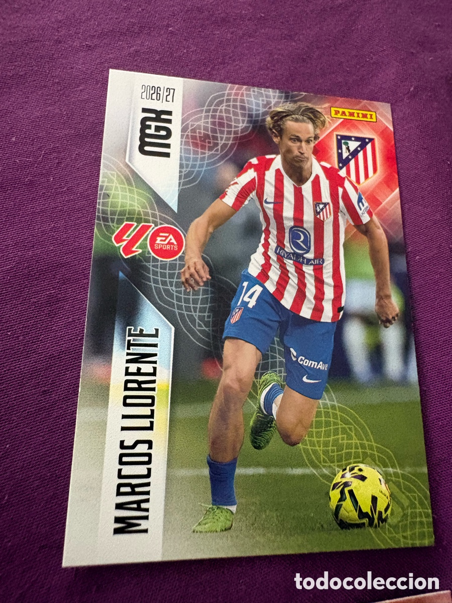 Cromos de f&uacute;tbol: Marcos Llorente megacrack 2026-2027