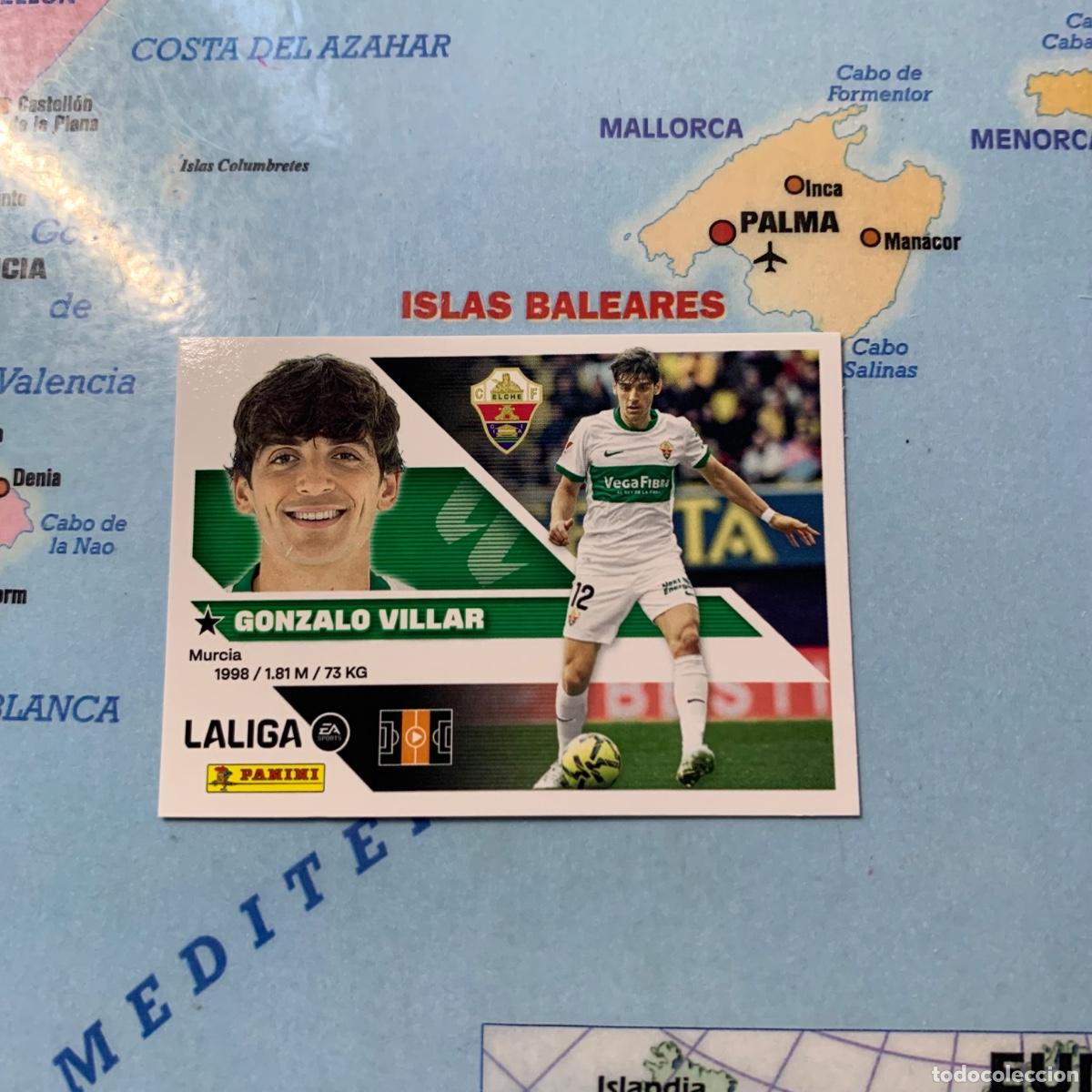Cromos de f&uacute;tbol: Gonzalo Villar n&uacute;mero 12 del Elche cromo liga este 26-27 2026-2027