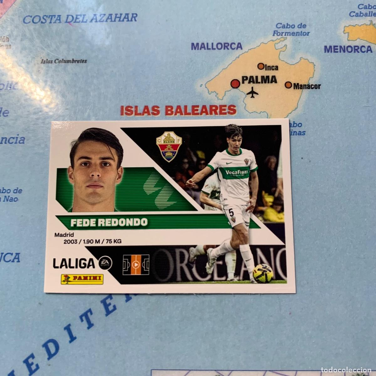 Cromos de f&uacute;tbol: Fede Redondo n&uacute;mero 13A del Elche cromo liga este 26-27 2026-2027