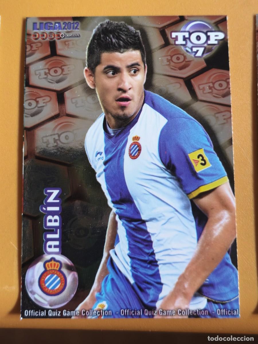 Cromos de f&uacute;tbol: albin, liga 2012 top