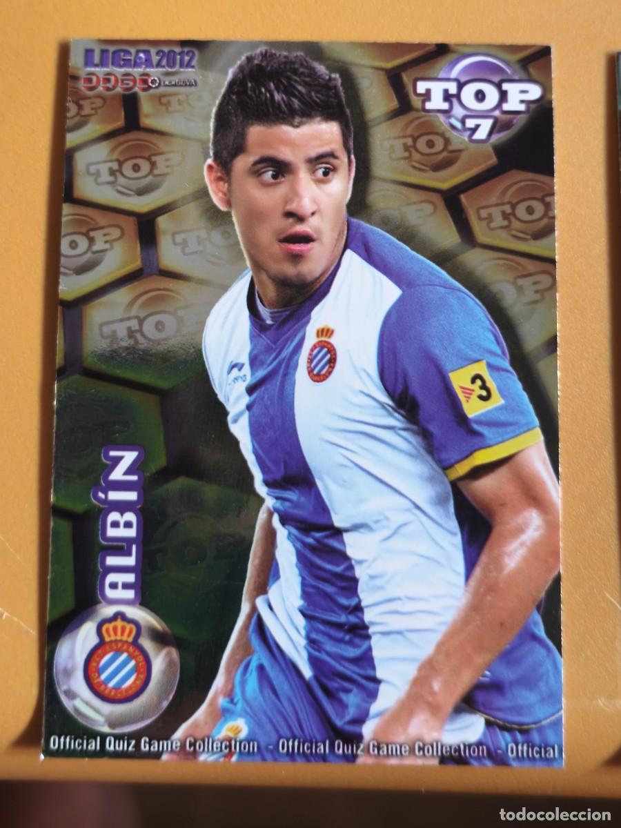 Cromos de f&uacute;tbol: albin, liga 2012 top