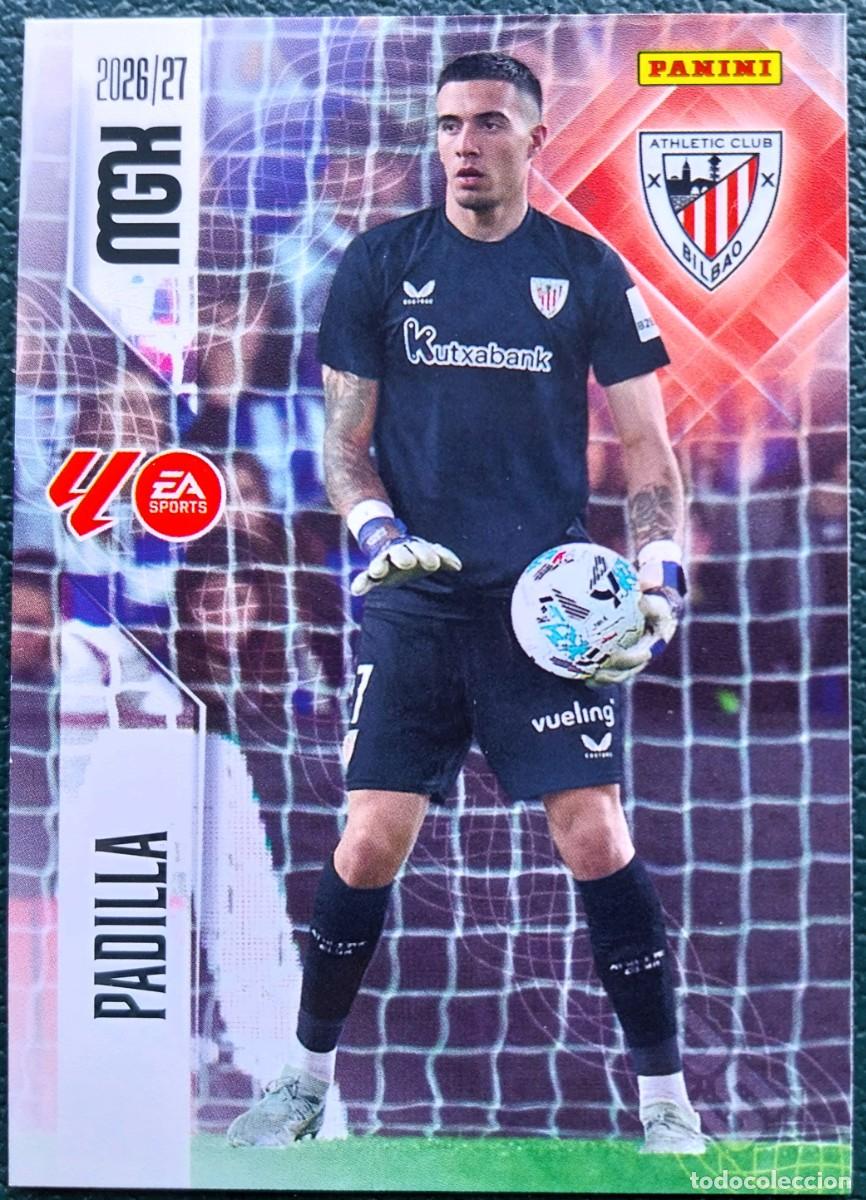 Cromos de f&uacute;tbol: 39 PADILLA ATHLETIC DE BILBAO FICHAS ALBUM MEGACRACKS 2026 2027 MGK 26 27