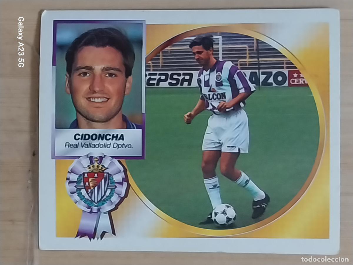 Cromos de f&uacute;tbol: CIDONCHA VALLADOLID COLOCA ED ESTE 1994 94 95 CROMO SIN PEGAR NUNCA