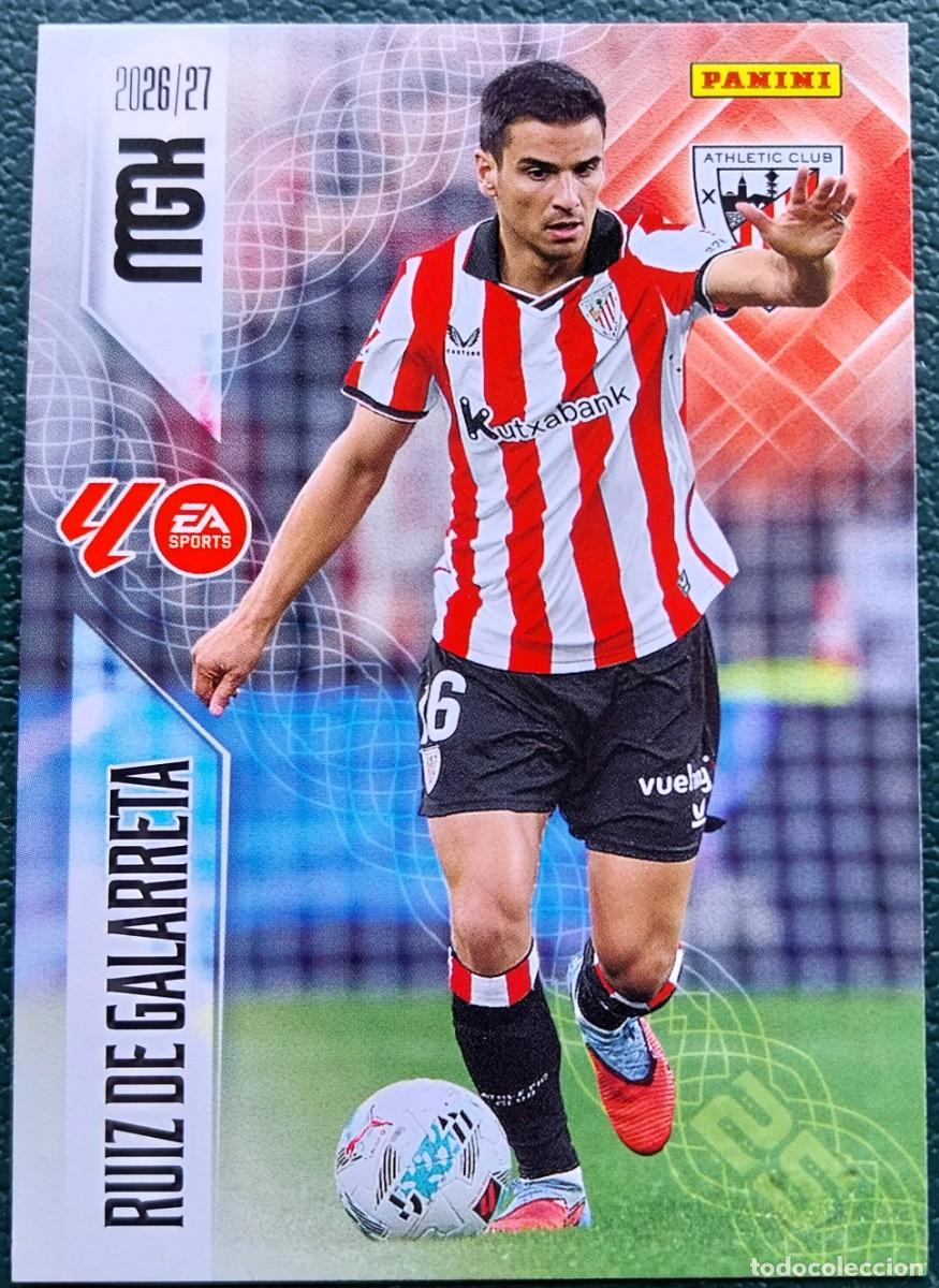 Cromos de f&uacute;tbol: 45 RUIZ DE GALARRETA ATHLETIC DE BILBAO FICHAS ALBUM MEGACRACKS 2026 2027 MGK 26 27