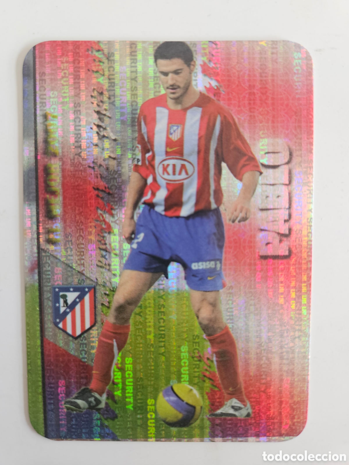 Cromos de f&uacute;tbol: 189 PABLO VERTICAL INVERTIDO - ATLETICO DE MADRID MUNDICROMO 08 LAS FICHAS DE LA LIGA 2008