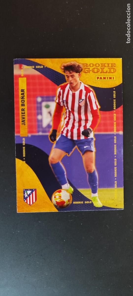 Figurine di Calcio: PANINI CLUB 25/26 AT MADRID CARD ROOKIE GOLD JAVIER BO&Ntilde;AR # 56