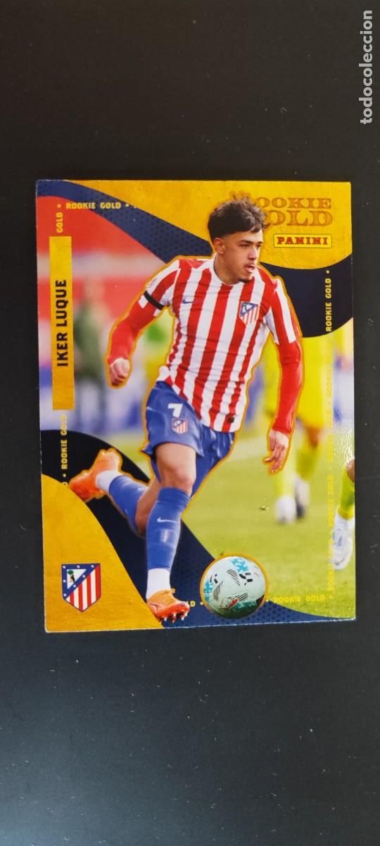 Figurine di Calcio: PANINI CLUB 25/26 AT MADRID CARD ROOKIE GOLD IKER LUQUE # 58
