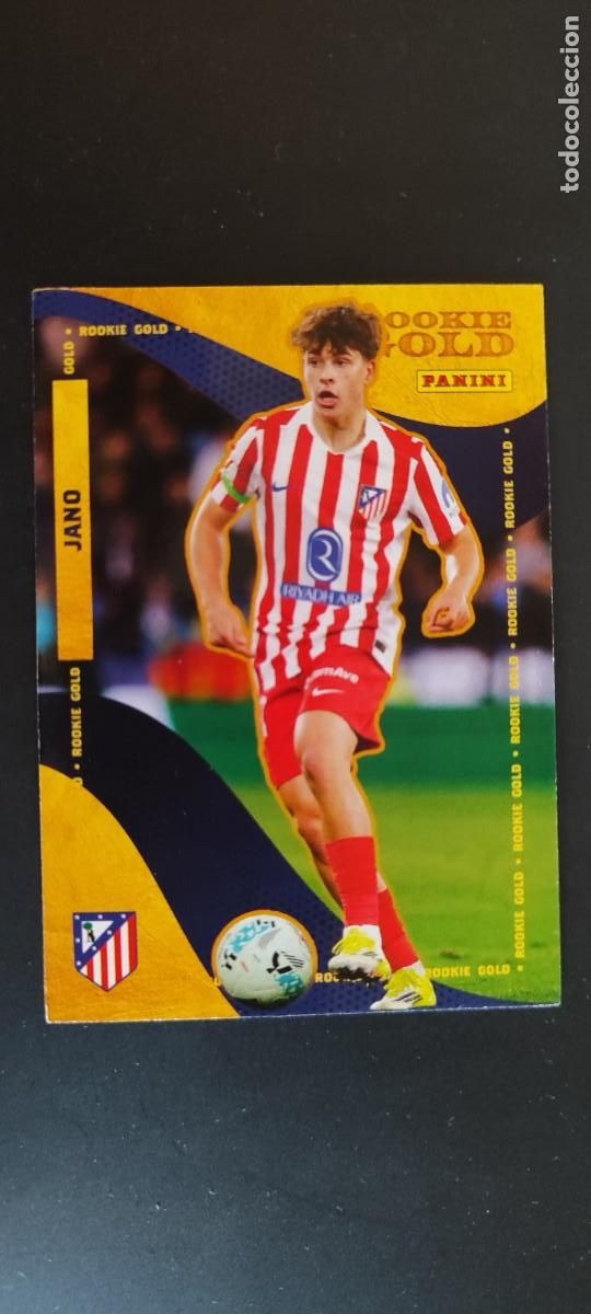 Figurine di Calcio: PANINI CLUB 25/26 AT MADRID CARD ROOKIE GOLD JANO # 60