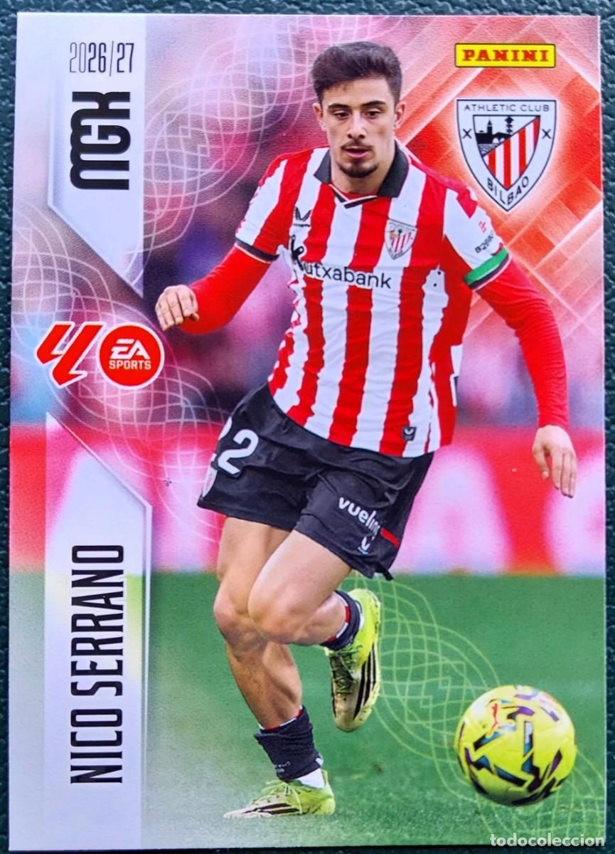 Cromos de f&uacute;tbol: 49 NICO SERRANO ATHLETIC DE BILBAO FICHAS ALBUM MEGACRACKS 2026 2027 MGK 26 27