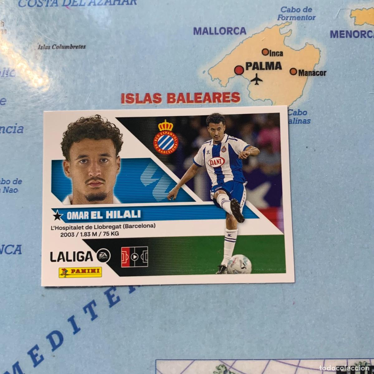 Cartes &agrave; collectionner de Football: El Hilali n&uacute;mero 5 del Espa&ntilde;ol cromo liga este 26-27 2026-2027