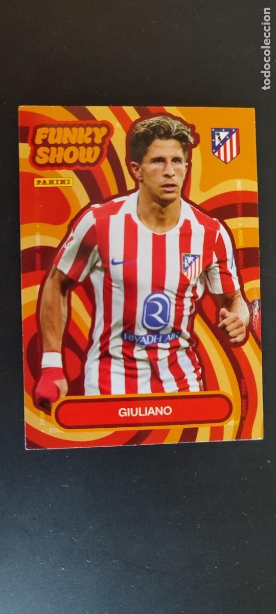 Figurine di Calcio: PANINI CLUB 25/26 AT MADRID CARD FUNKY SHOW GIULIANO SIMEONE # 52