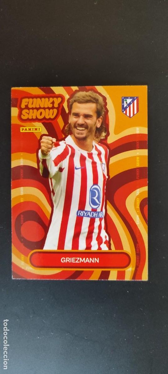 Figurine di Calcio: PANINI CLUB 25/26 AT MADRID CARD FUNKY SHOW GRIEZMANN # 54
