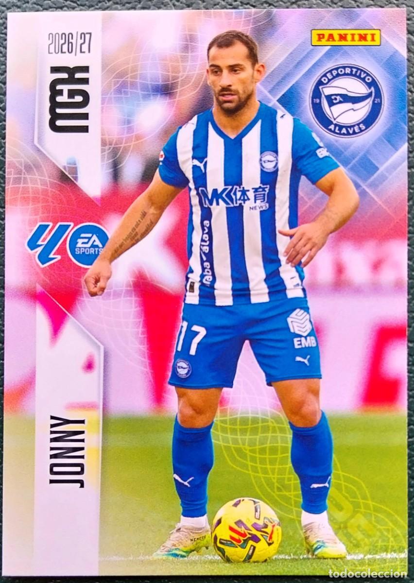 Cartes &agrave; collectionner de Football: 22 JONNY DEPORTIVO ALAVES FICHAS ALBUM MEGACRACKS 2026 2027 MGK 26 27