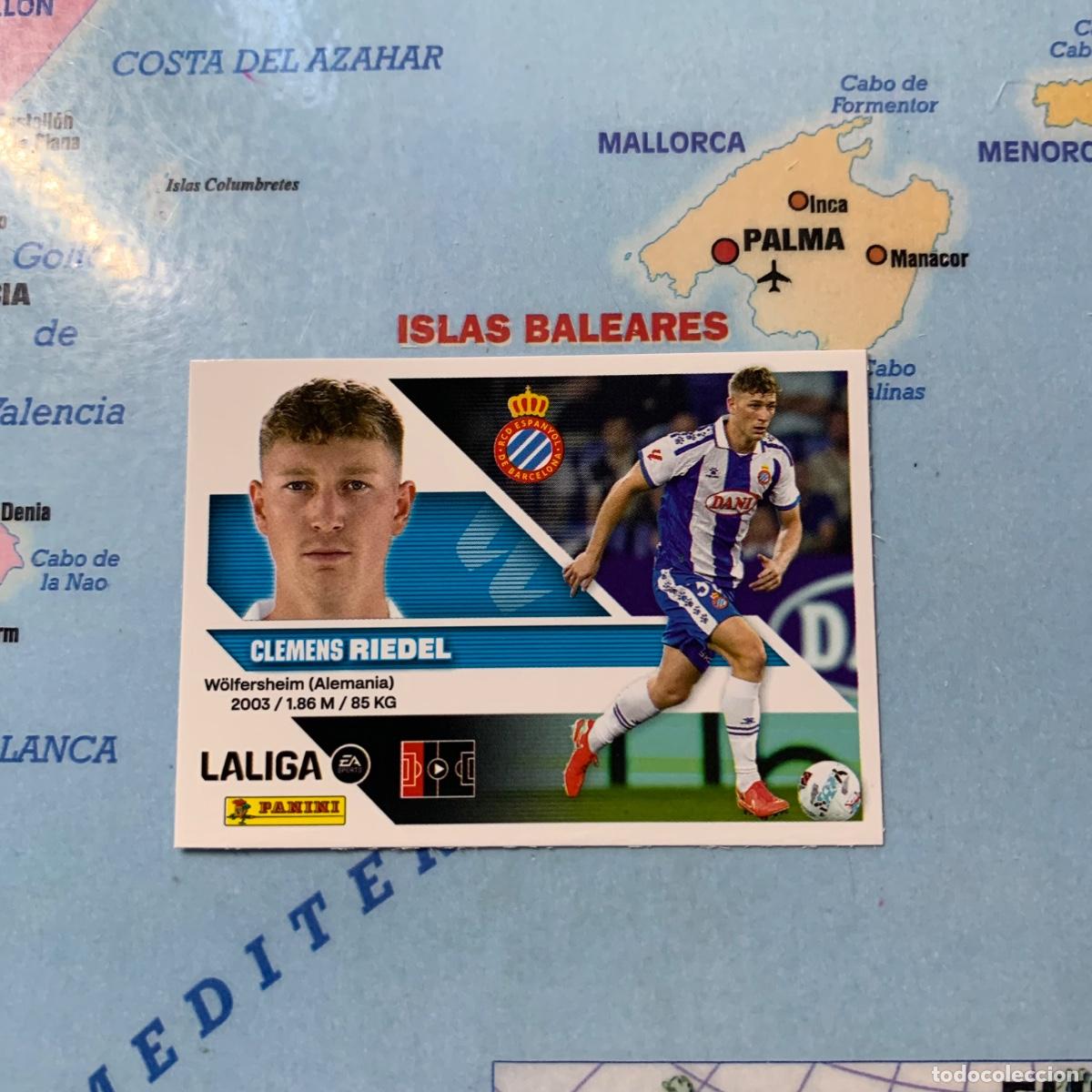 Cartes &agrave; collectionner de Football: Riedel n&uacute;mero 7 del Espa&ntilde;ol cromo liga este 26-27 2026-2027