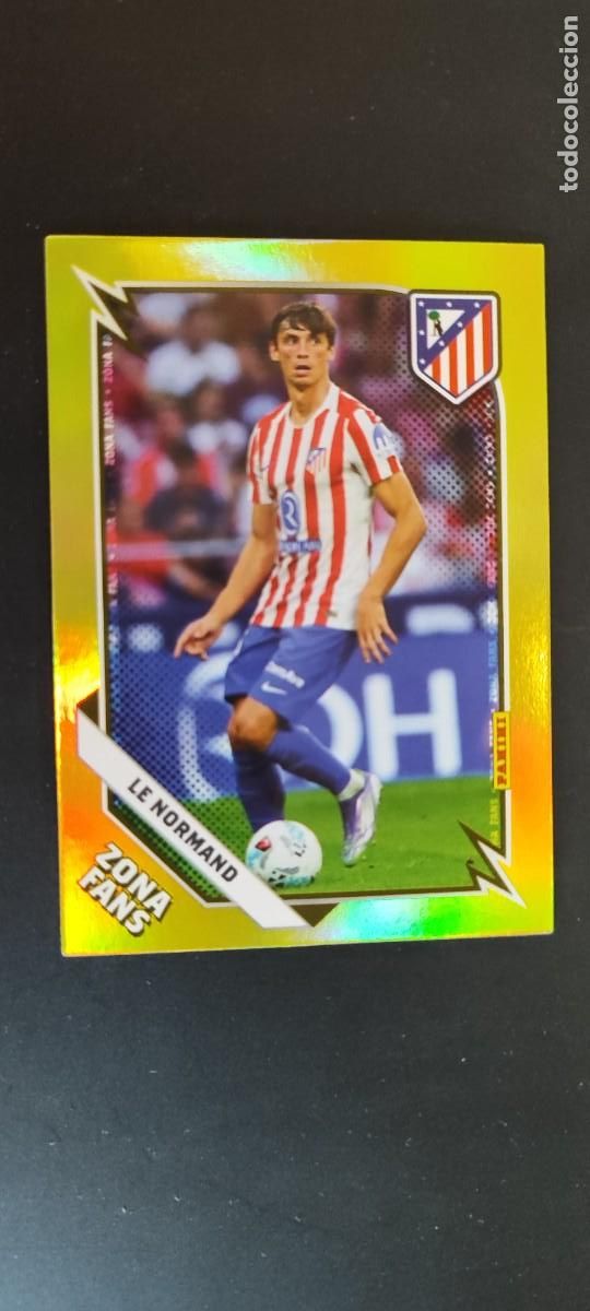 Football Stickers: PANINI CLUB 25/26 AT MADRID CARD ZONA FANS LE NORMAND # KO31 PARALELA