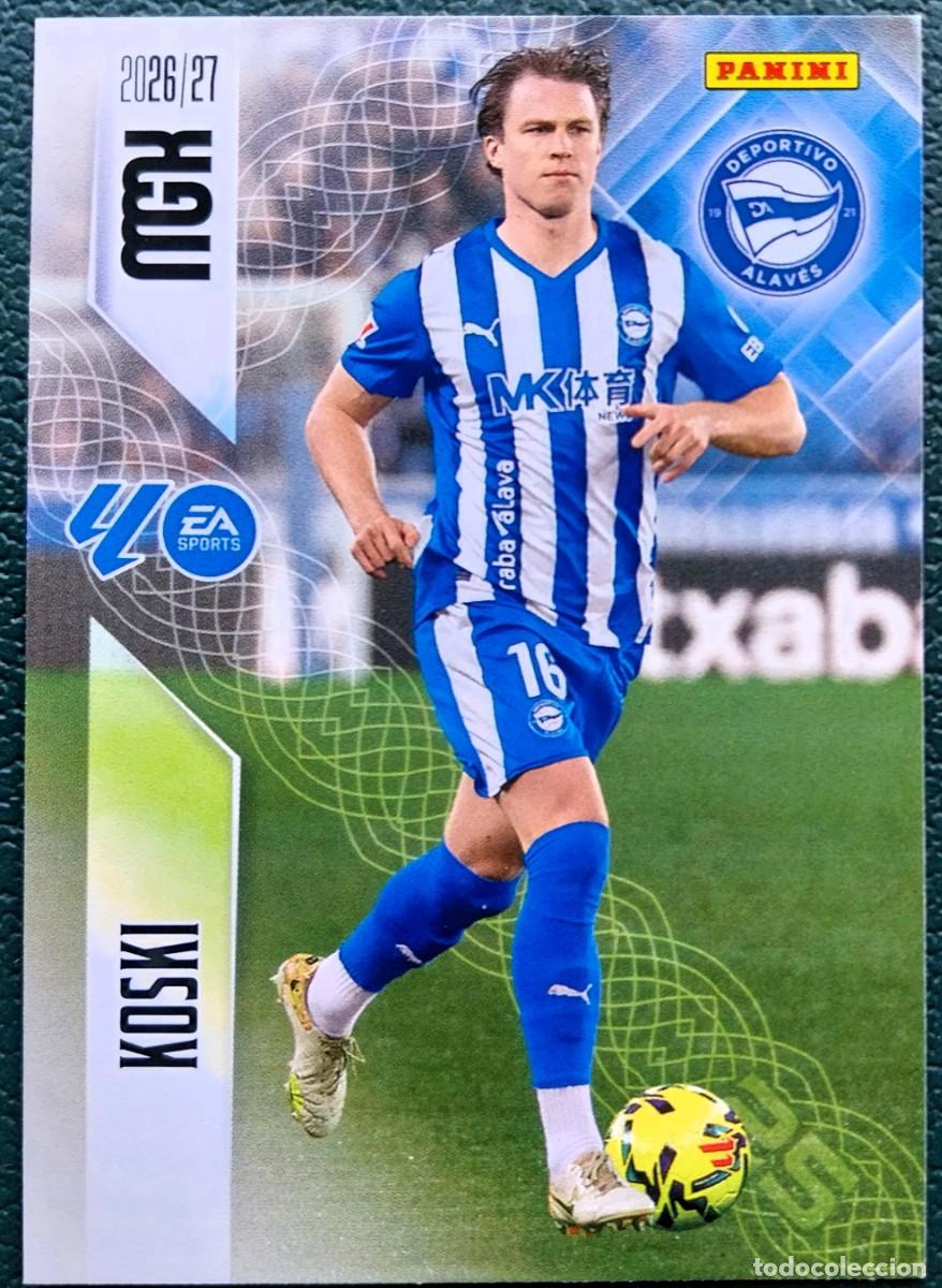 Cromos de f&uacute;tbol: 24 KOSKI DEPORTIVO ALAVES FICHAS ALBUM MEGACRACKS 2026 2027 MGK 26 27