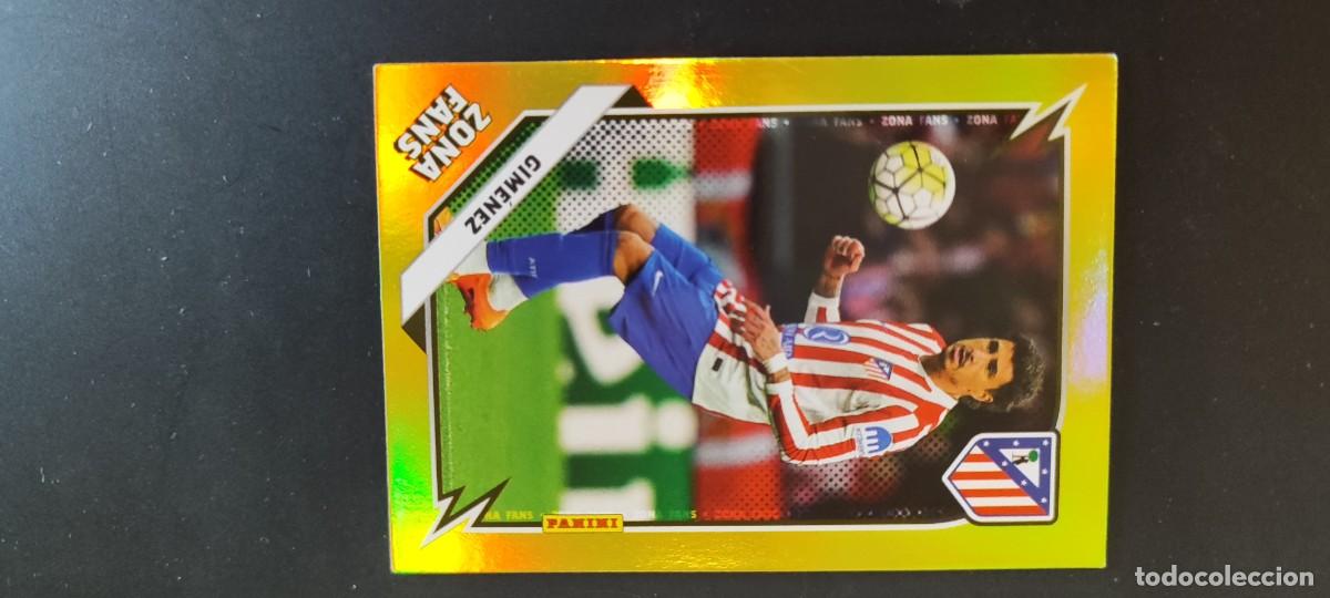 Cromos de f&uacute;tbol: PANINI CLUB 25/26 AT MADRID CARD ZONA FANS GIMENEZ # KO33