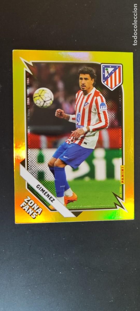 Football Stickers: PANINI CLUB 25/26 AT MADRID CARD ZONA FANS GIMENEZ # KO33 PARALELA