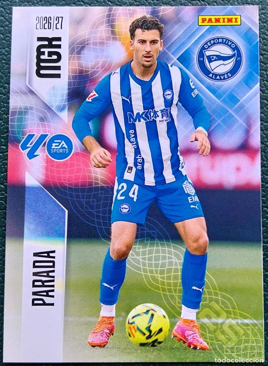Cromos de f&uacute;tbol: 25 PARADA DEPORTIVO ALAVES FICHAS ALBUM MEGACRACKS 2026 2027 MGK 26 27