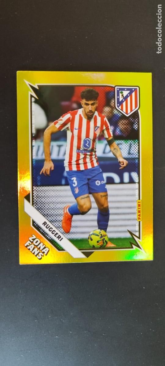 Football Stickers: PANINI CLUB 25/26 AT MADRID CARD ZONA FANS RUGGERI # KO34 PARALELA