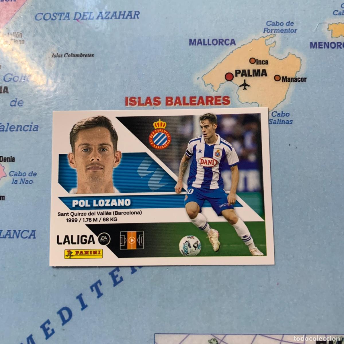 Cromos de f&uacute;tbol: Pol lozano n&uacute;mero 11 del Espa&ntilde;ol cromo liga este 26-27 2026-2027
