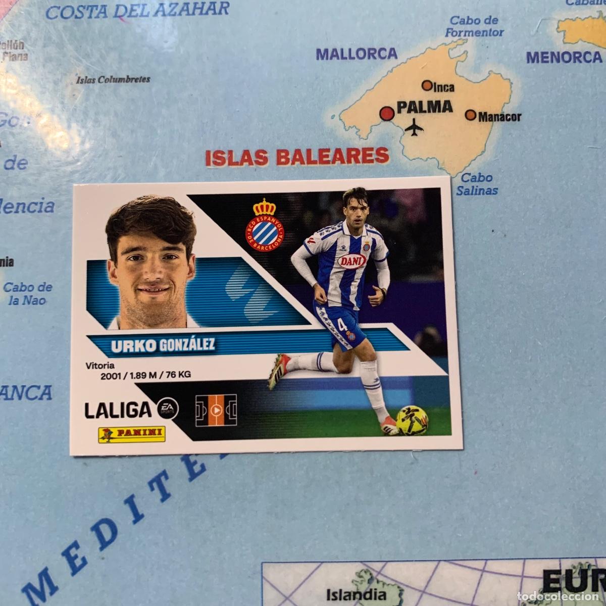 Cromos de f&uacute;tbol: Urko n&uacute;mero 12 del Espa&ntilde;ol cromo liga este 26-27 2026-2027