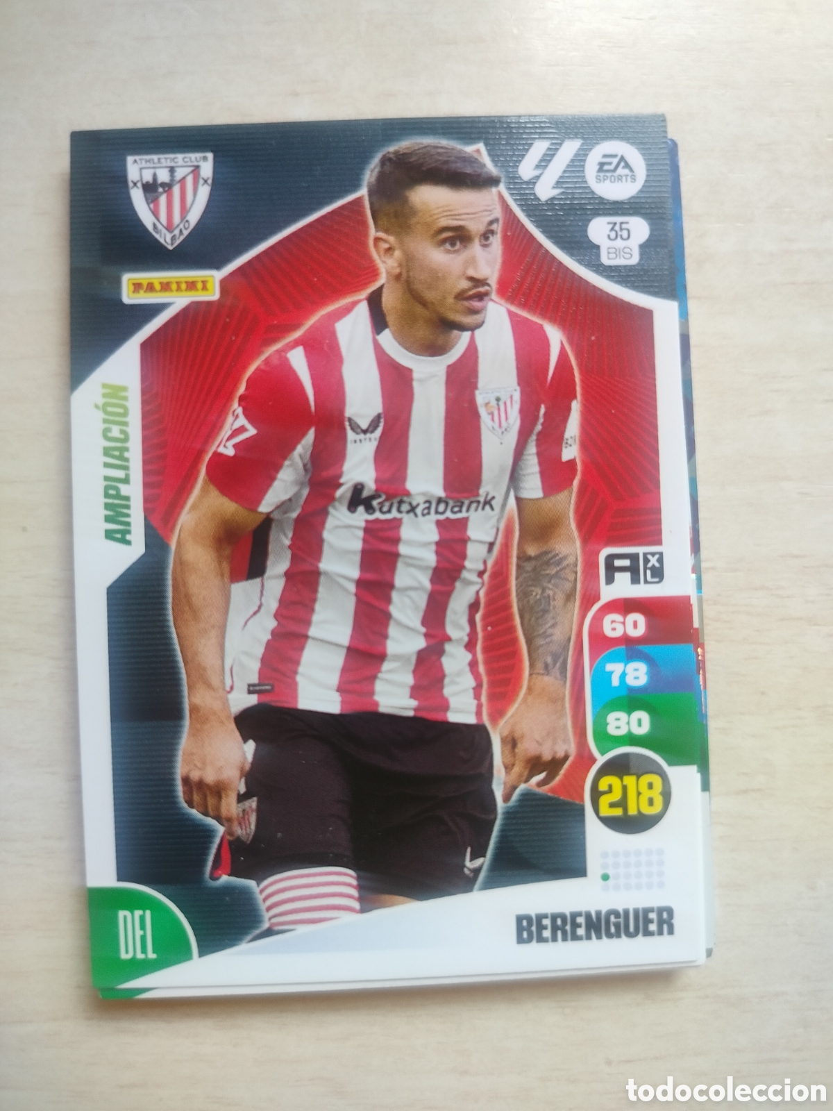 Cromos de f&uacute;tbol: BERENGUER 35 BIS ADRENALYN 2024 2025 24 25