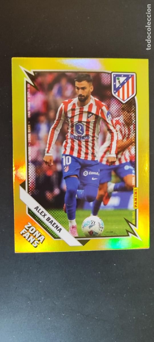 Football Stickers: PANINI CLUB 25/26 AT MADRID CARD ZONA FANS ALEX BAENA # KO37 PARALELA