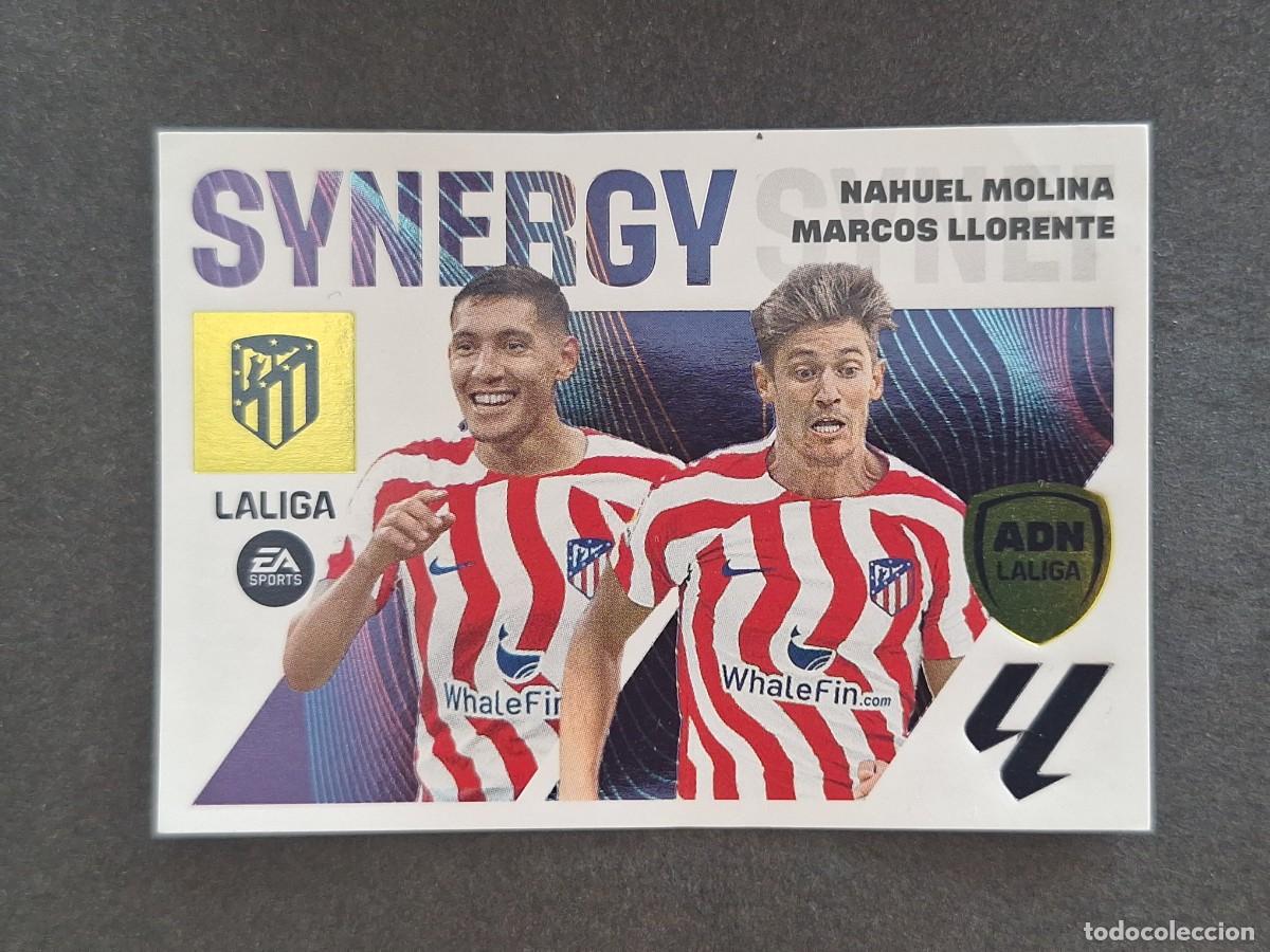 Cromos de f&uacute;tbol: L1 NAHUEL MOLINA - MARCOS LLORENTE ATLETICO DE MADRID LIGA ESTE 2023 2024 23 24 NUNCA PEGADO