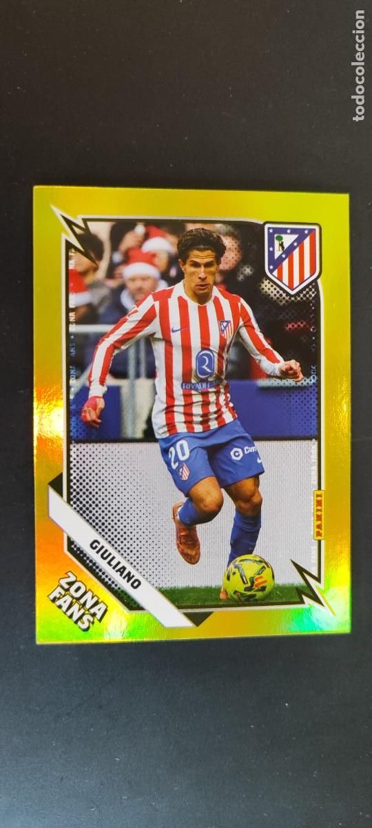 Football Stickers: PANINI CLUB 25/26 AT MADRID CARD ZONA FANS GIULIANO SIMEONE # KO39 PARALELA