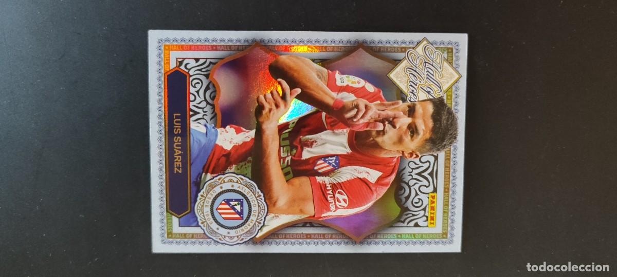 Cromos de f&uacute;tbol: PANINI CLUB 25/26 AT MADRID CARD HALL OF HEROES LUIS SUAREZ # HH10