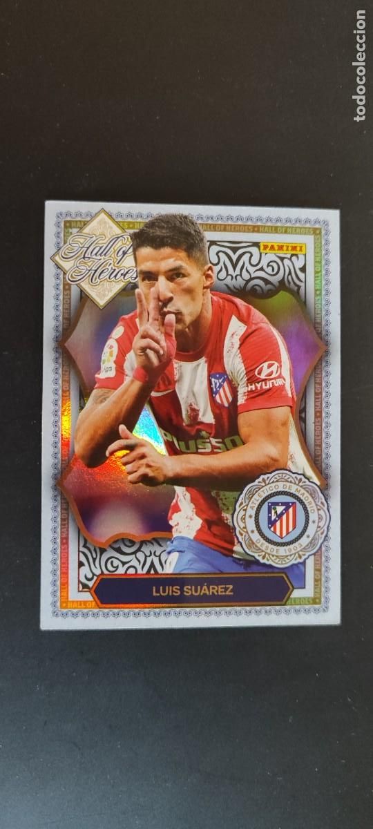 Football Stickers: PANINI CLUB 25/26 AT MADRID CARD HALL OF HEROES LUIS SUAREZ # HH10