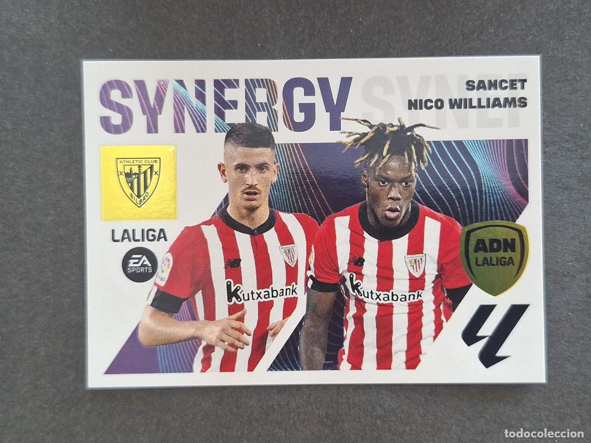 Cromos de f&uacute;tbol: L1 SANCET - NICO WILLIAMS ATHLETIC CLUB DE BILBAO LIGA ESTE 2023 2024 23 24 NUNCA PEGADO SIN PEGAR