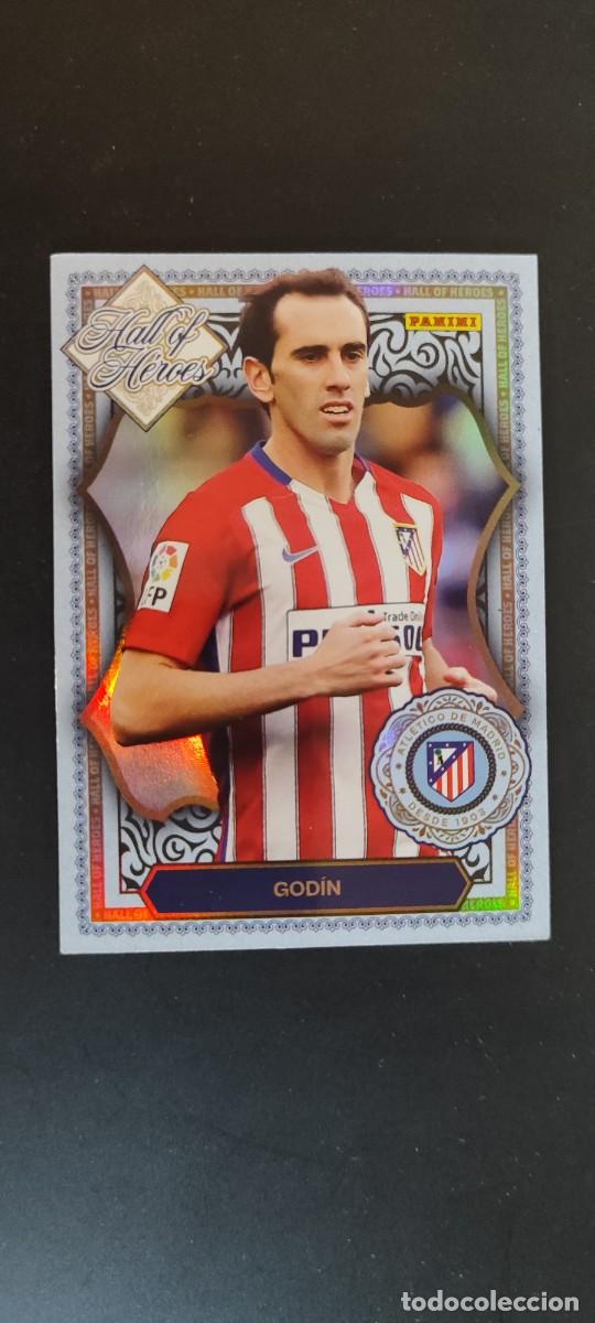 Football Stickers: PANINI CLUB 25/26 AT MADRID CARD HALL OF HEROES GODIN # HH5