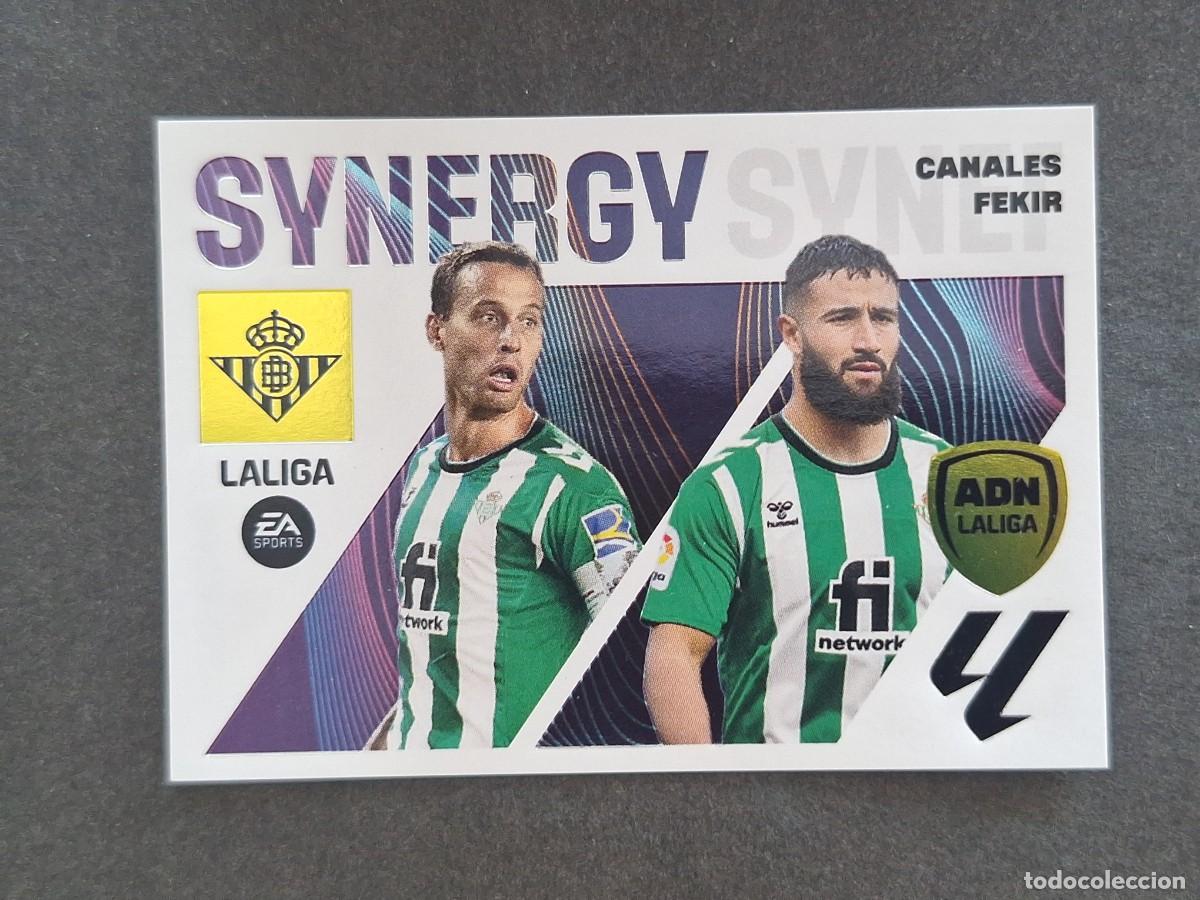 Cromos de f&uacute;tbol: L1 CANALES - FEKIR REAL BETIS BALOMPIE LIGA ESTE 2023 2024 23 24 NUNCA PEGADO SIN PEGAR