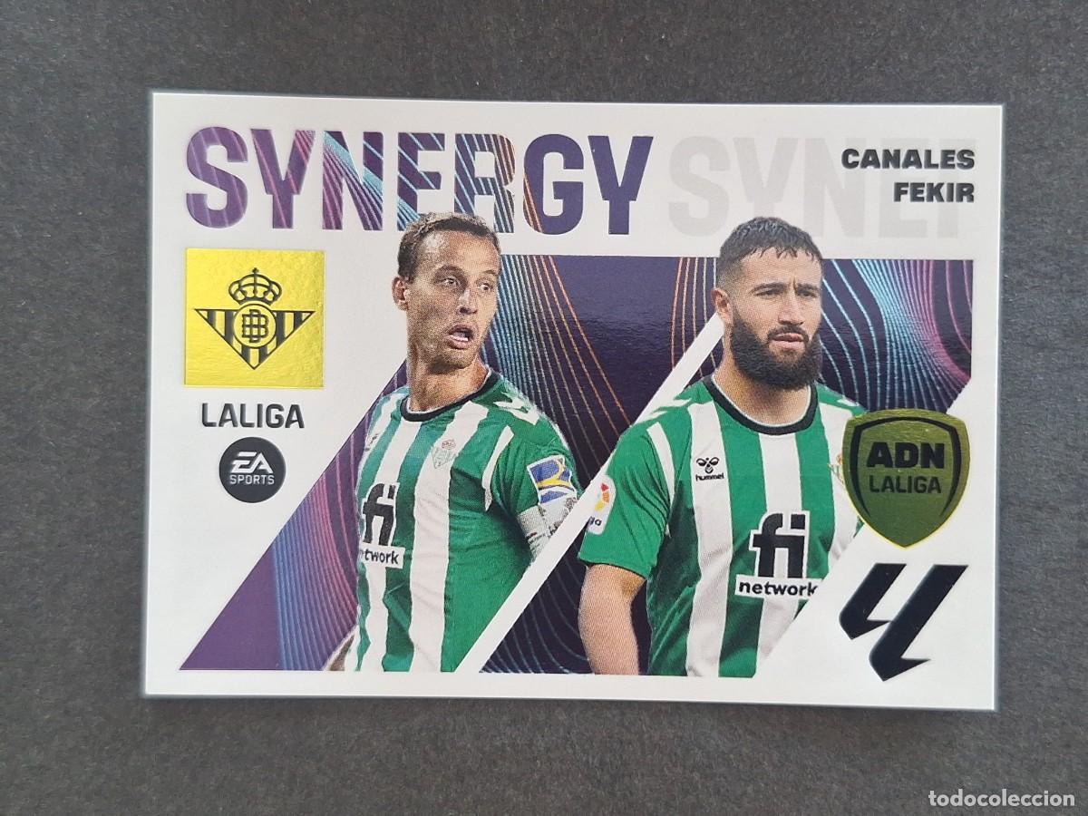 Cromos de f&uacute;tbol: L1 CANALES - FEKIR REAL BETIS BALOMPIE LIGA ESTE 2023 2024 23 24 NUNCA PEGADO SIN PEGAR