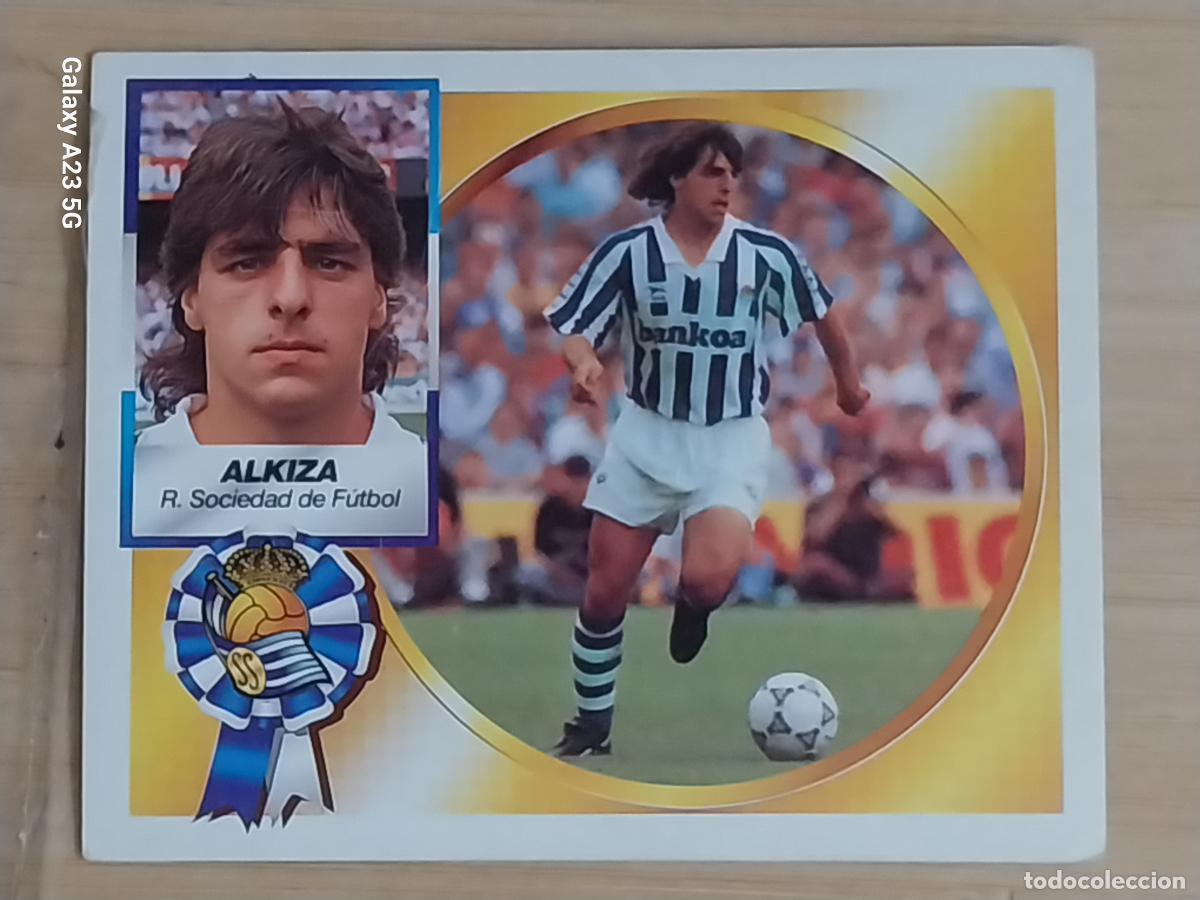 Cromos de f&uacute;tbol: ALKIZA REAL SOCIEDAD BAJA ED ESTE 1994 94 95 CROMO SIN PEGAR NUNCA